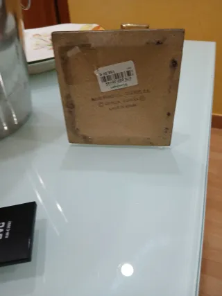 Candelabro de metal dorado y plateado