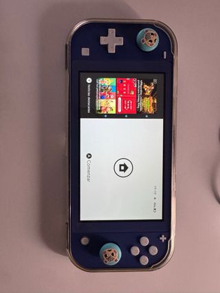 Nintendo Switch Lite Blu + Custodia e Caricatore