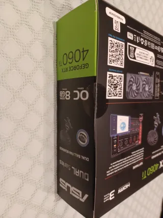 Tarjeta Gráfica ASUS GeForce RTX 4060 Ti OC 8GB