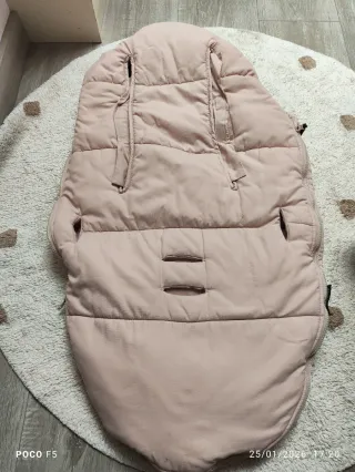 Saco de bebé rosa palo