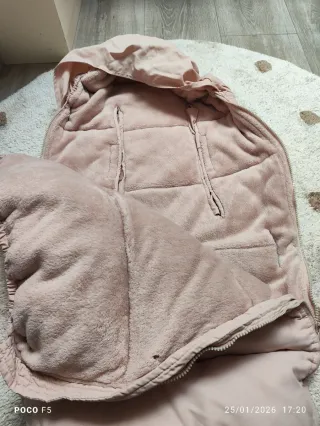 Saco de bebé rosa palo