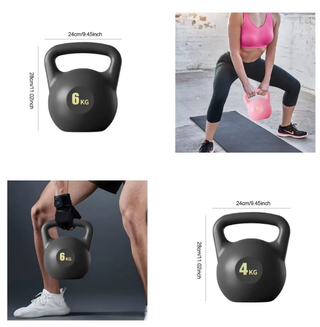 pesas rusas de 4 y 6 kilos materiales de calidad