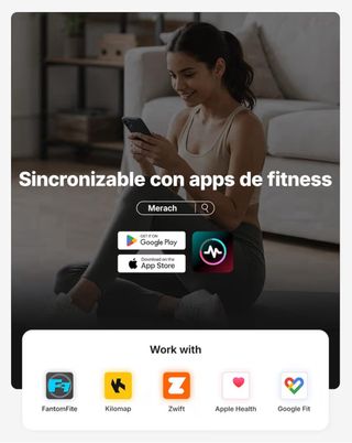 Bicicleta Estática Merach Bluetooth