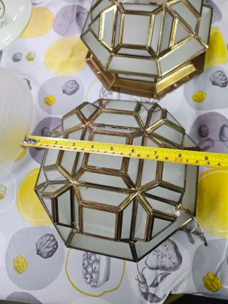 Set 2 Apliques Plafón Granadino