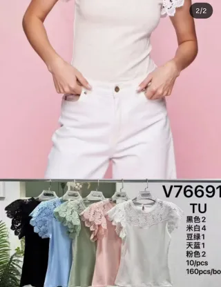 Blusa Talla Única Encaje