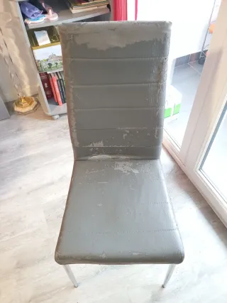 Sillas de comedor grises (pack 6)