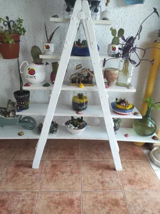 Estantería Escalera Antigua