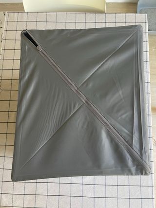 Caja de fieltro Ikea BLADDRA gris