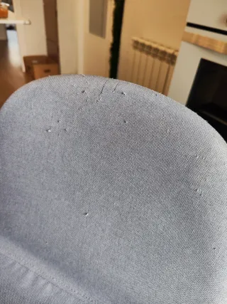 2 Taburetes Teok Tela Gris