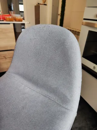 2 Taburetes Teok Tela Gris