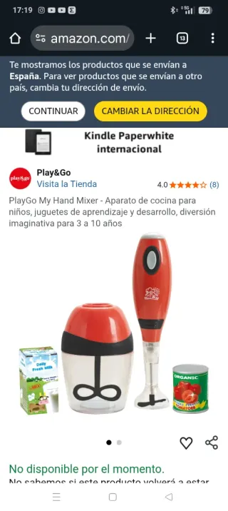 Batidora de juguete Playgo realista