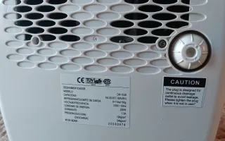 Deumidificatore Orbegozo 10L - Fino al 31/01 - 2p