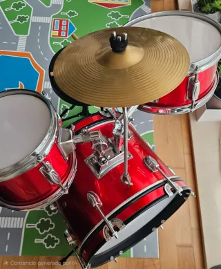 Batería infantil roja