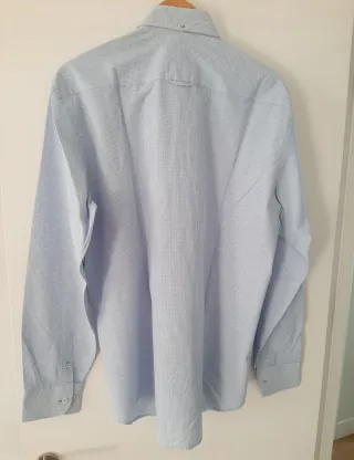 Camisa Solera Azul de cuadritos Talla XL