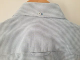 Camisa Solera Azul de cuadritos Talla XL