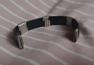 Pulsera Cuero y Plata