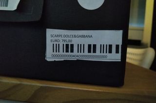 Scarpe stringate Dolce & Gabbana nere