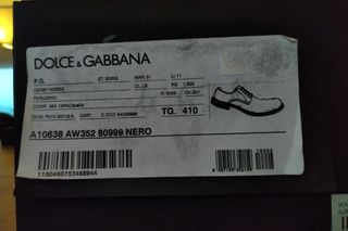 Scarpe stringate Dolce & Gabbana nere