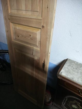 Puerta madera maciza 57x182,5cm