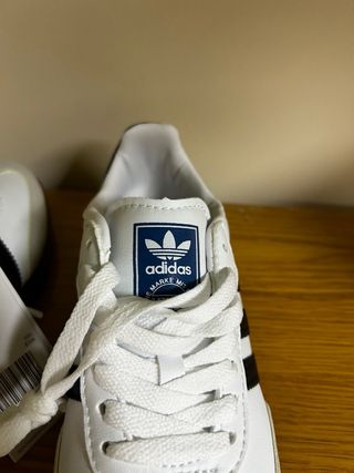 Adidas Samba Blancas y Negras Talla 38