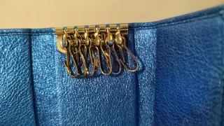 Portachiavi Vivienne Westwood Blu Metallizzato