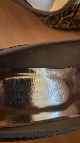 Zapatos de Salón Mujer Animal Print Dorados