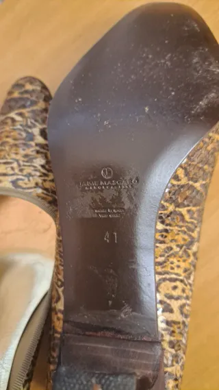 Zapatos de Salón Mujer Animal Print Dorados