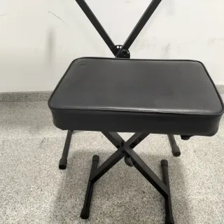 Teclado Yamaha Piaggero, pedal soporte y banqueta