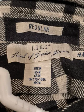 Camisa H&M cuadros M