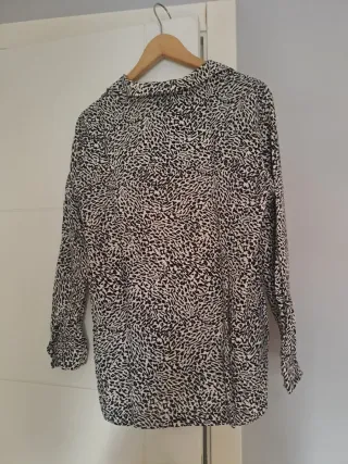 Camisa Zara Talla S Estampado Animal