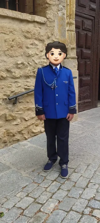 Abito da Comunione Blu, elegante e moderno.