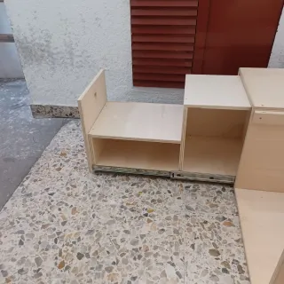 Mueble camper cama para furgoneta pequeña con colc