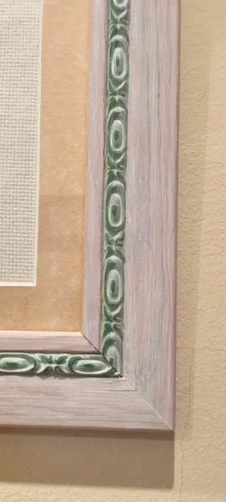 Cuadro Punto de Cruz Baño