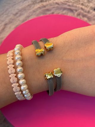 Pulseras Tous Oso y Flor