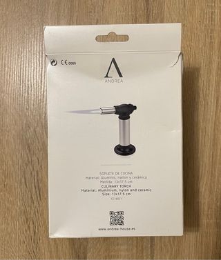 Soplete Cocina Andrea Metal y Plástico