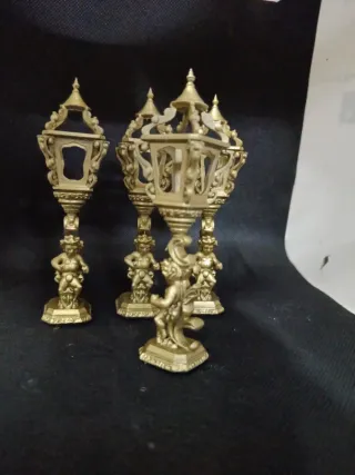 Juego 4 faroles Semana Santa