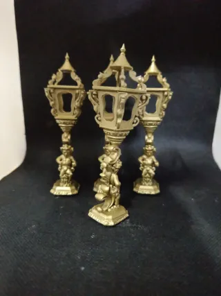 Juego 4 faroles Semana Santa