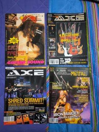 4 riviste Axe in lingua italiana 1995-2010