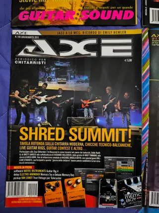 4 riviste Axe in lingua italiana 1995-2010