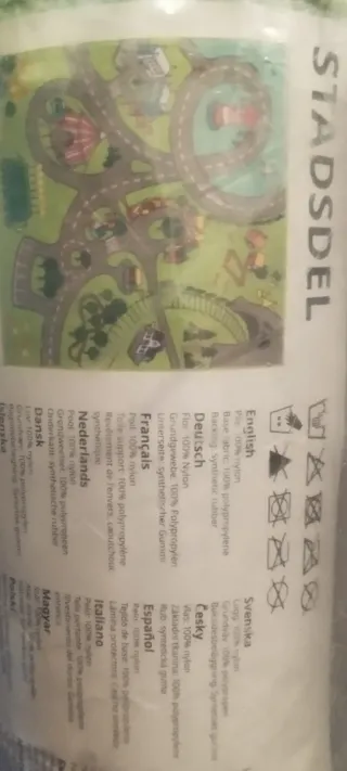 Alfombra infantil carreteras IKEA STADSDEL - NUEVA