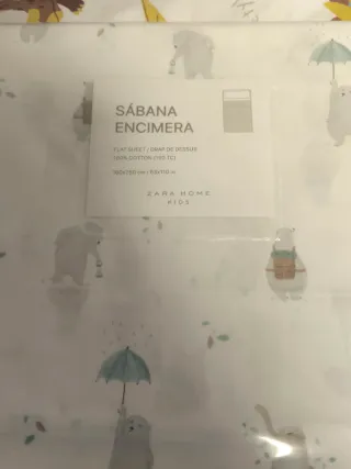 Juego sábanas infantil Zara Home