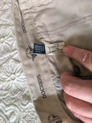 Pantalones Chinos Dockers Hombre Beige