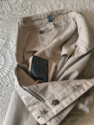 Pantalones Chinos Dockers Hombre Beige