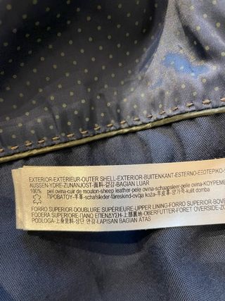 Chaqueta Biker Cuero Negra