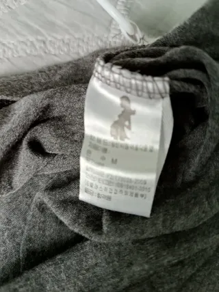 Leggings premamá pirata. Talla M. Gris.