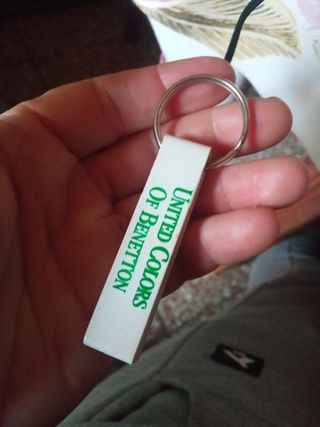 Portachiavi con penna Benetton vintage