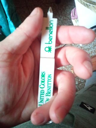 Portachiavi con penna Benetton vintage