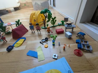 2 Playmobil: Camping y Tienda