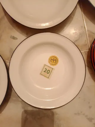 Juego de vajilla de porcelana