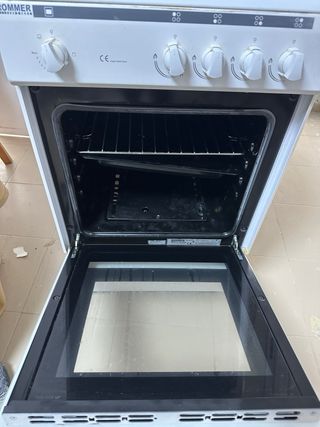 Cocina de gas blanca ROMMER